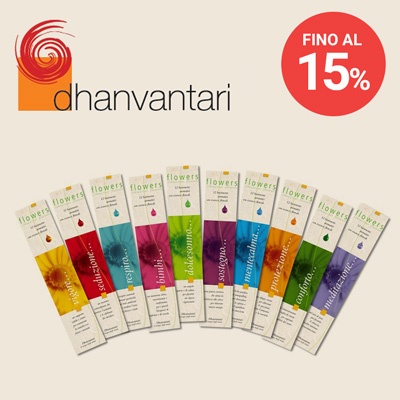 Sconto 15% su una selezione di prodotti Dhavantari