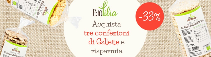 Offerta Gallette Biofilia